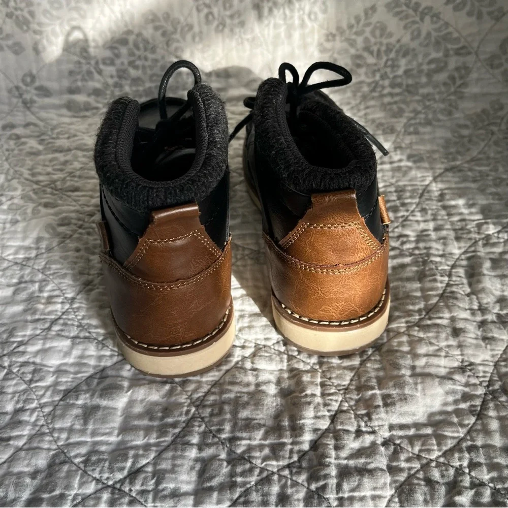 13M Litttle Boy Max & Jake Tie Boots/Dress Shoes